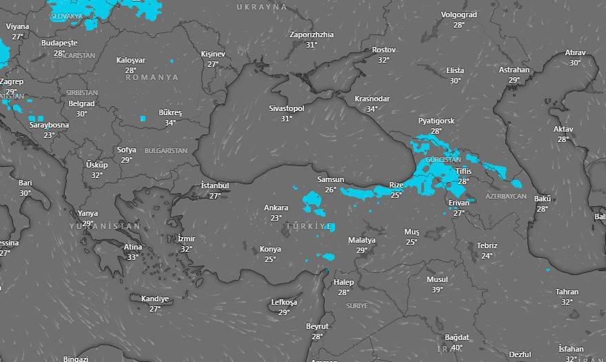 Kars ve Ardahan çevreleri için sağanak uyarısı 2